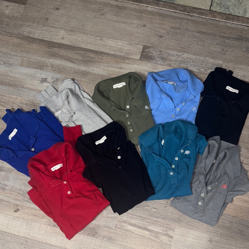 Assorted Polo Shirts Collection Size M/L
